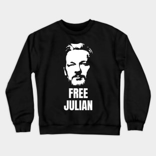 Free Julian Assange Crewneck Sweatshirt